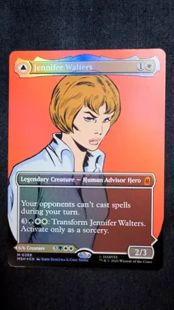 MTG Marvel Jennifer Walters She Hulk Borderless Foil M0388 Super Heroes NM Comic - Image 2