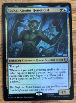 MTG Marvel Spider-Man, Jackal, Genius Geneticist - Foil - Image 1