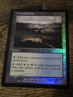 MTG FOIL Tainted Field Torment Magic the Gathering - Image 1