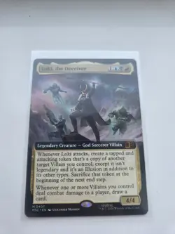 Loki, the Deceiver Extended Art M 0407 MTG Marvel Super Heroes Commander MSC NM - Image 1
