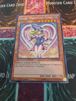 Yugioh Dark Magician Girl MVP1-ENS56 Secret Rare 1st Edition Near Mint - Image 1