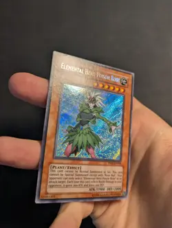 Yugioh Elemental Hero Poison Rose PP02-EN006 Secret Rare VLP! - Image 2