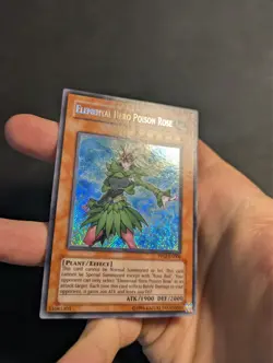 Yugioh Elemental Hero Poison Rose PP02-EN006 Secret Rare VLP! - Image 3