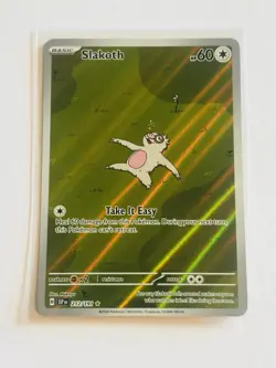 Slakoth 212/191 Pokemon TCG S&V Surging Sparks Illustration Rare English NM - Image 1