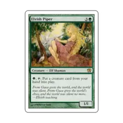 WOTC MtG 9th Ed Elvish Piper (R) NM - Image 1