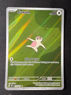 Pokemon TCG Slakoth 212/191 Illustration Rare – Surging Sparks – Near Mint - Image 2