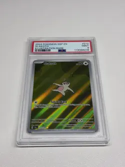 Pokemon Slakoth 212/191 Surging Sparks Illustration Rare Trading Card TCG PSA 9 - Image 2
