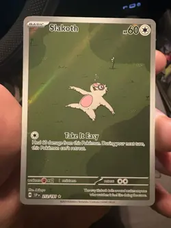 Slakoth 212/191 Sv08: Surging Sparks SSP EN Illustration Rare Pokemon TCG NM - Image 1