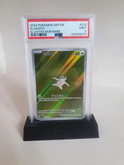 Pokemon Slakoth 212/191 Surging Sparks Illustration Rare Trading Card TCG PSA 9 - Image 1