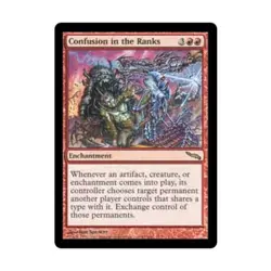 WOTC MtG Mirrodin Confusion in the Ranks (R) NM - Image 1