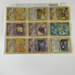 COMPLETE FOSSIL SET POKEMON CARDS 62/62 NM 1999 wotc some 1st editions - Image 1