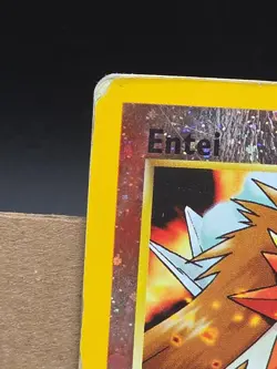 RARE 2001 Reverse HOLO Pokemon Card -Entei #34 Black Star Promo - Image 2