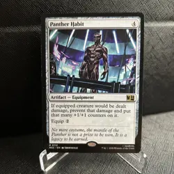 Panther Habit (MSC #112 Rare) Commander: Marvel Super Heroes MTG - Image 1