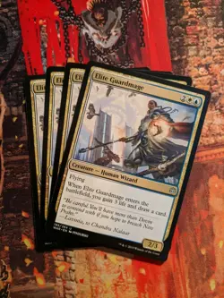MTG Card: (4x) Elite Guardmage (War of the Spark) - Image 1