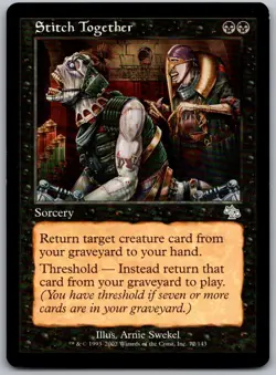 Stitch Together 72 Uncommon Judgment Magic: The Gathering Lightly Played - Image 1