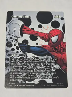 🔥 Comeuppance - Borderless, NM-Mint, English Marvel Eternal-MTG - Image 1