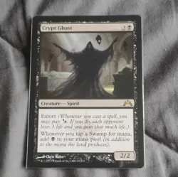 MTG Crypt Ghast, English Gatecrash Rare Regular #61 2/2 Black Spirit Creature - Image 1