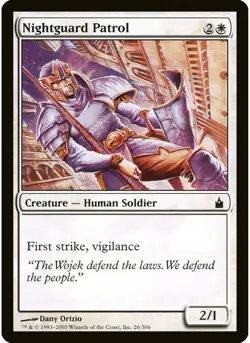 Nightguard Patrol 26 MTG NM - Ravnica: City of Guilds - Image 1