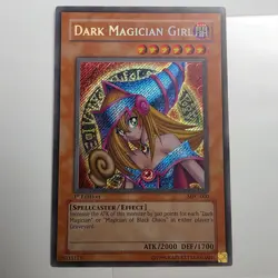 Yu-Gi-Oh! NM 1st Edition Dark Magician Girl MFC-000 Secret Rare English - Image 1