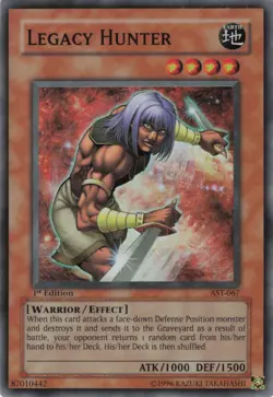 Yugioh Legacy Hunter AST-067 Super Rare 1st Edition NM - Image 1