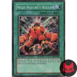 Yugioh Wild Nature's Release IOC-033 Super Rare 1st Edition NM - Image 1