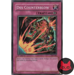 Yugioh Des Counterblow AST-107 Super Rare 1st Edition NM - Image 1
