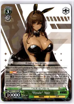 "Finale" Noir Double Rare GODDESS OF VICTORY: NIKKE NIK/S117-E032 RR NM - Image 1