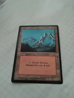 MTG Mountain German FBB Regular - Some Edge Wear - See PIcs - Image 2