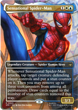 Sensational Spider-Man (Borderless) - 0025 - Marvel's Spider-Man MTG - NM/M - Image 1