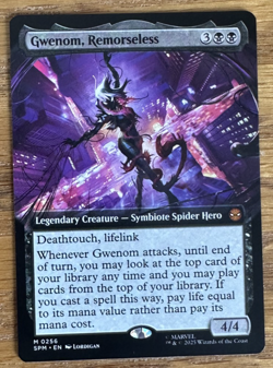 MTG Marvel Spider-Man, Gwenom, Remorseless - Extended Art - Image 1
