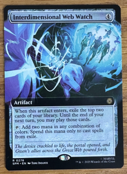 MTG Marvel Spider-Man, Interdimensional Web Watch- Extended Art - Image 1