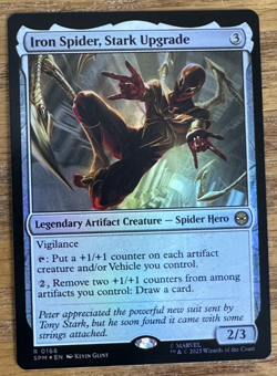 MTG Marvel Spider-Man, Iron Spider, Stark Upgrade - Foil - Image 1