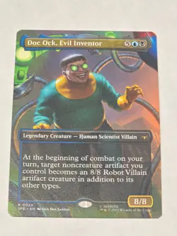🔥 Doc Ock, Evil Inventor - Borderless R MTG Marvel's Spider-Man Eternal M/NM - Image 1