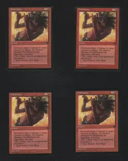 MtG Incinerate (PLGM) x4 =DCI Legend Membership= - Image 1