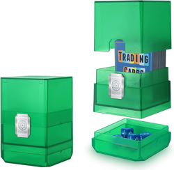 Sooez Deck Card Box for MTG with Dice Storage, 100+ Deck Case Boulder, Perfect D - Image 1