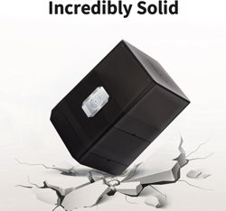 Sooez Deck Card Box for MTG with Dice Storage, 100+ Deck Case Boulder, Perfect D - Image 3