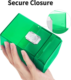 Sooez Deck Card Box for MTG with Dice Storage, 100+ Deck Case Boulder, Perfect D - Image 5
