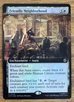 MTG Marvel Spider-Man, Friendly Neighborhood - Extended Art Foil - Image 1