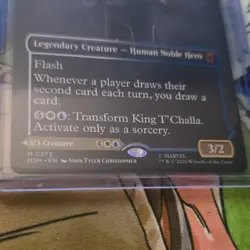 King T'Challa - Marvel Super Heroes - #0373 Mythic MTG NM - Image 3