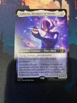 MTG Marvel Super Heroes Galactus Devourer of Worlds Extended Art - Image 1