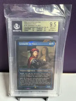 MTG Leonardo Da Vinci Serialized 360/500 Foil BGS 9.5 Assassin's Creed ACR,#118 - Image 1