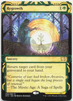 Regrowth NM Normal R Strixhaven: Mystical Archives 56 - Image 1