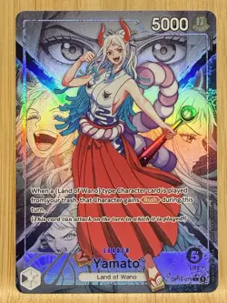 Yamato OP16-079 L Alt Art Parallel Leader The Time of Battle One Piece TCG NM - Image 1