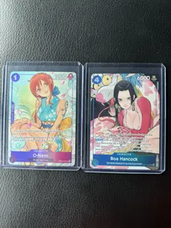 One Piece CCG O-Nami Boa Hancock Illustration Box Volume 1 Promo Cards - Image 1