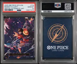 2025 One Piece OP13 EN Monkey D. Luffy Special Alternate Art PSA 10 #OP09-119 - Image 3