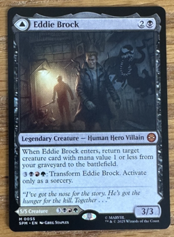 MTG Marvel Spider-Man, Eddie Brock / Venom, Lethal Protector - Image 1
