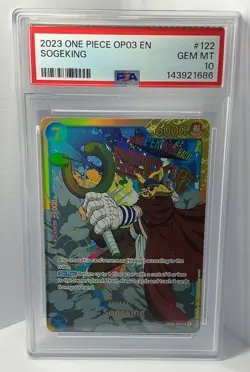 Sogeking One Piece CCG OP03-122 Foil Alt Art PSA 10 English - Image 1