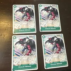 Dracule Mihawk Playset OP15-027 x4 Adventure on Kami's Island One Piece - Image 1