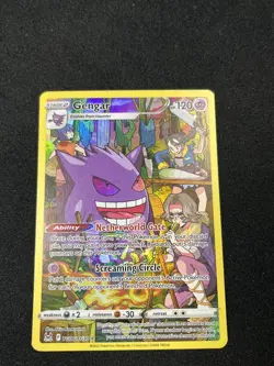 Pokemon Gengar TG06/TG30 Trainer Gallery Full Art Holo Lost Origin TCG Single - Image 3