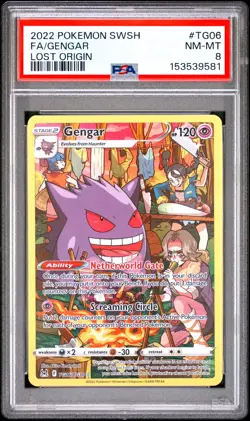 Gengar TG06/TG30 Swsh11: Lost Origin Trainer Gallery Holo PSA 8 Pokemon TCG 2022 - Image 3